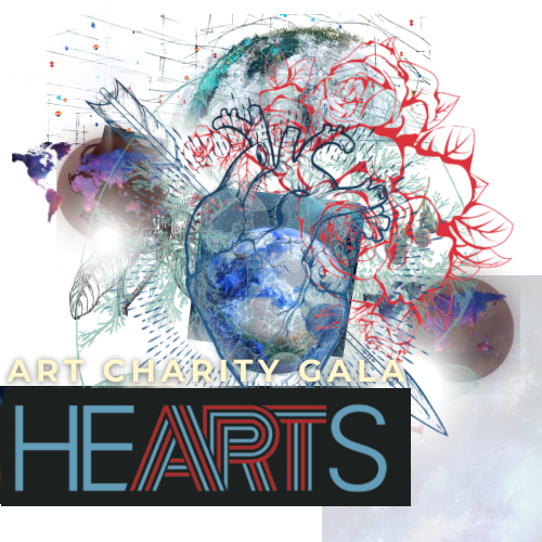 HEARTS Art Charity Gala 2023 LOGO