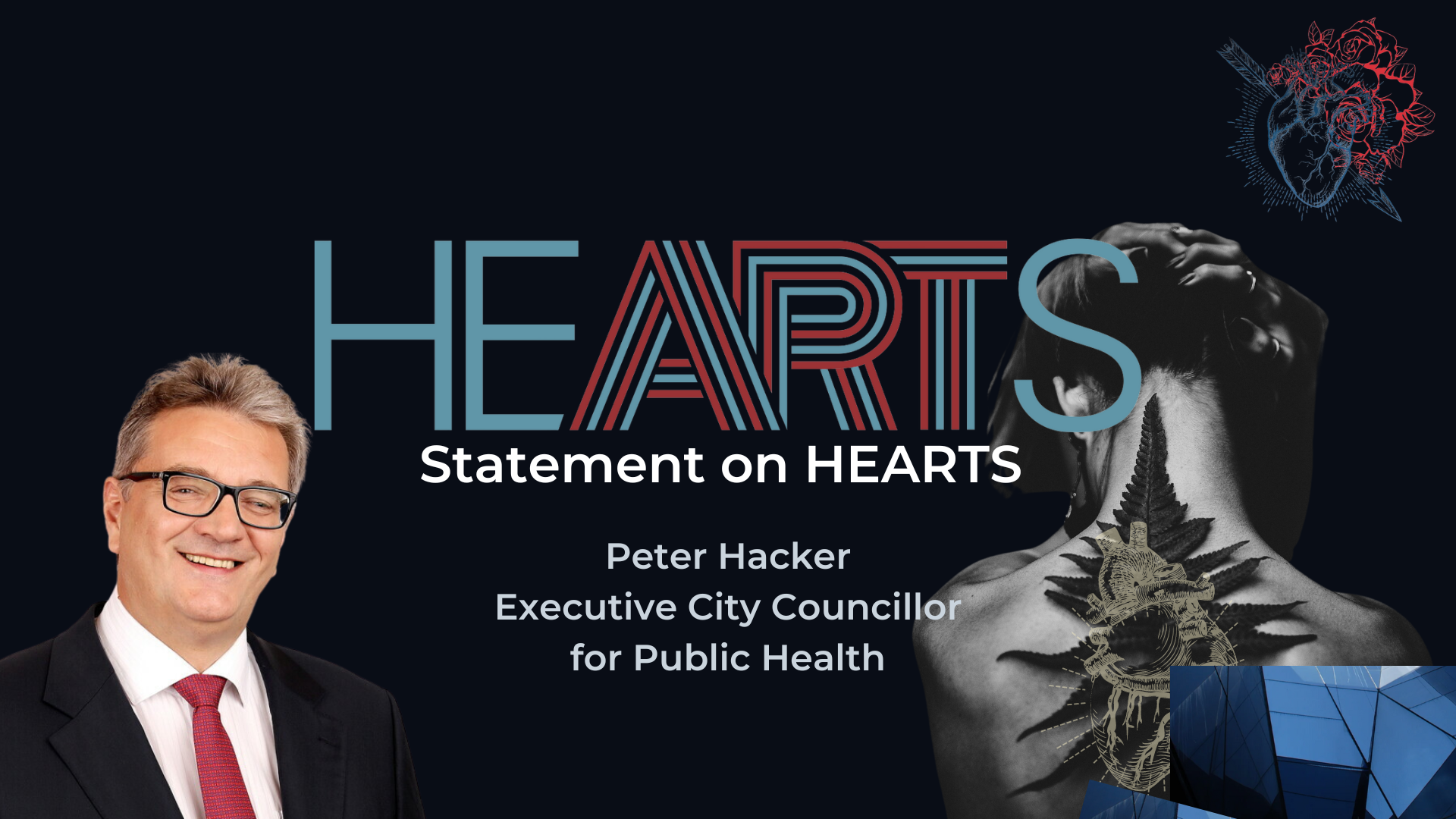 Statement on HEARTS: Peter Hacker, Executive City Councillor for Public Health